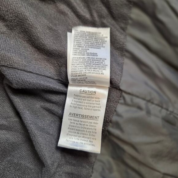 Columbia Men’s XL Red Gray Nylon Hooded Jacket Waterproof Windbreaker - Picture 7 of 12